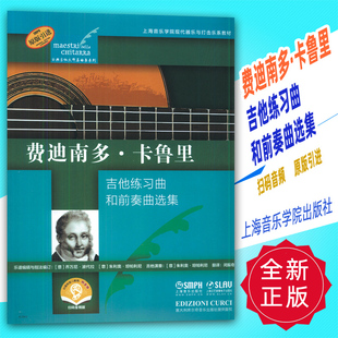 原版 社 扫码 音频 吉他练习曲和前奏曲选集 引进 正版 上海音乐出版 费迪南多·卡鲁里