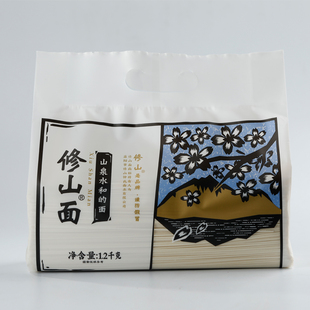羞山官厅面桃江修山面条银丝面桃江特产面易煮易熟手工日晒面袋装