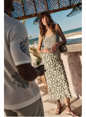 美轻奢marine layer 品质天丝莫代尔 成衣染色高级感tank背心$48