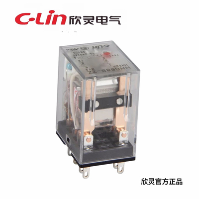 欣灵牌中间继电器HHC68B-2Z/HH52PL/MY2N-J 带灯DC/AC6-220V/380V