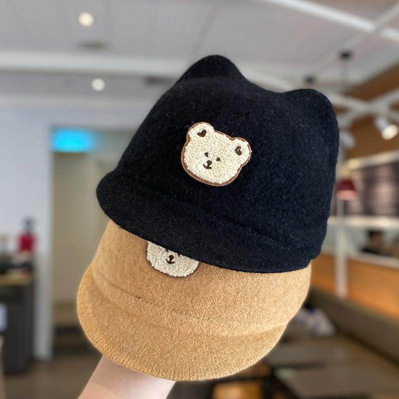 儿童帽子秋冬款可爱羊绒鸭舌帽男童女童保暖休闲宝宝毛呢马术帽冬,童装/婴儿装/亲子装,帽子,淘宝优惠券,粉丝福利购,淘宝优惠卷