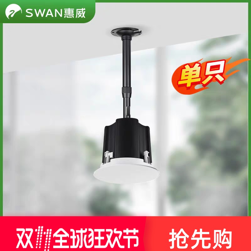 惠威高端明装吸顶喇叭市内免开孔悬挂式店铺背景音乐专用HiFi音响