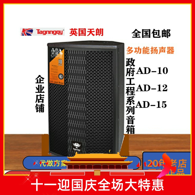 天朗专用系列AD10礼堂会议室歌舞厅宴会厅专业政府工程大功率音箱