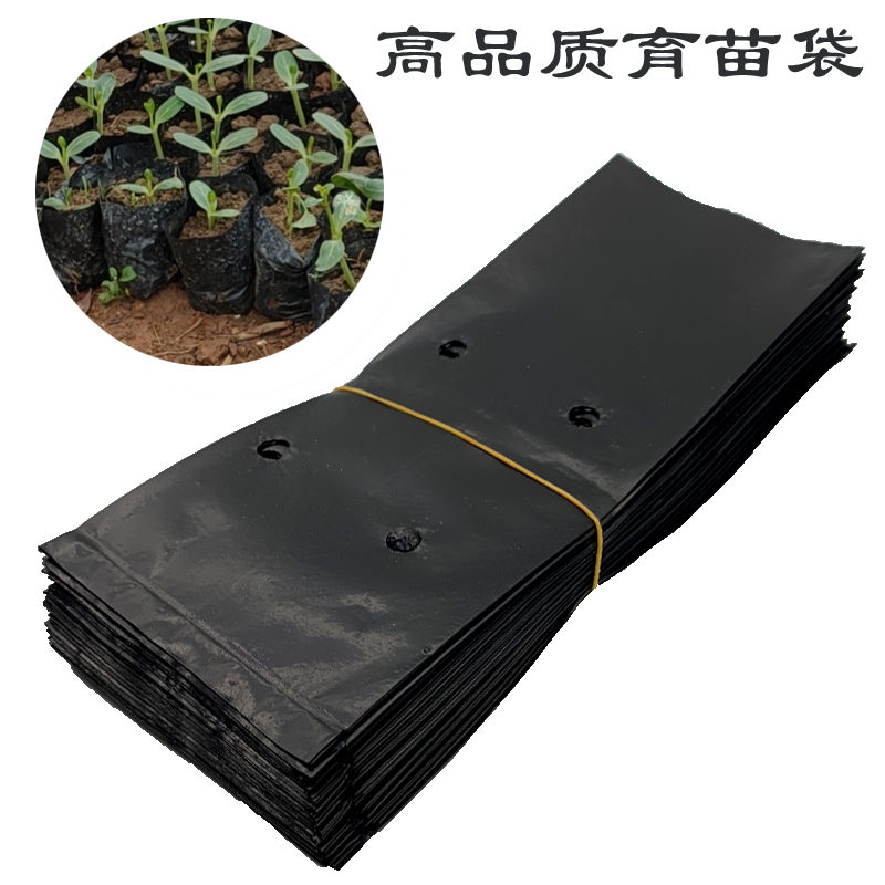 黑色专用营养塑料无纺布育苗袋