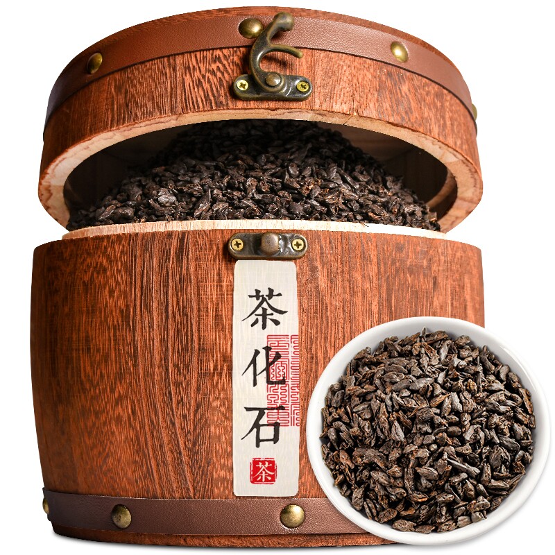 茶化石茶叶普洱茶熟茶勐海10年陈香糯香碎银子礼盒装750g