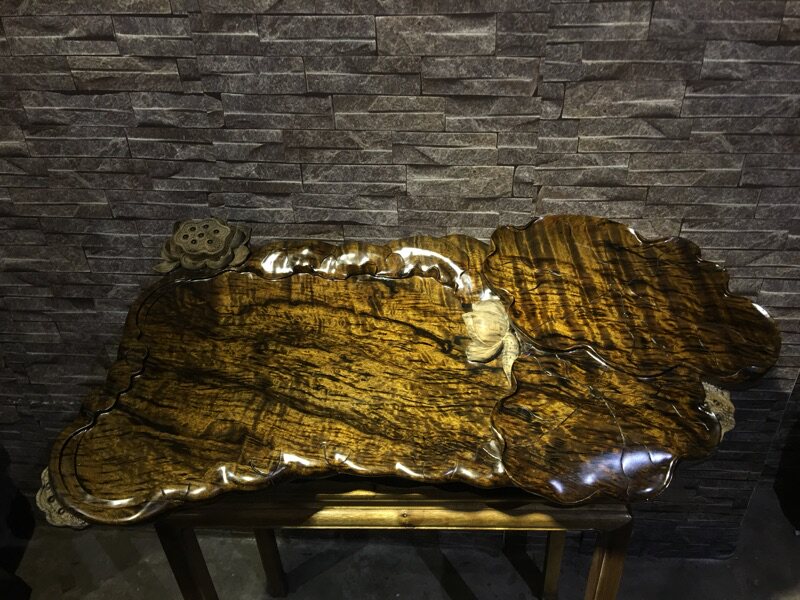 典藏版 金丝楠乌木根雕茶盘功夫茶具 中式 厂家直销 可来图定制