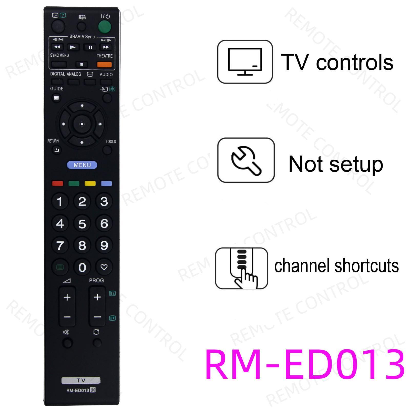 适用于索尼电视机遥控器RM-ED013 ED011 ED009 ED046 ED017 ED016