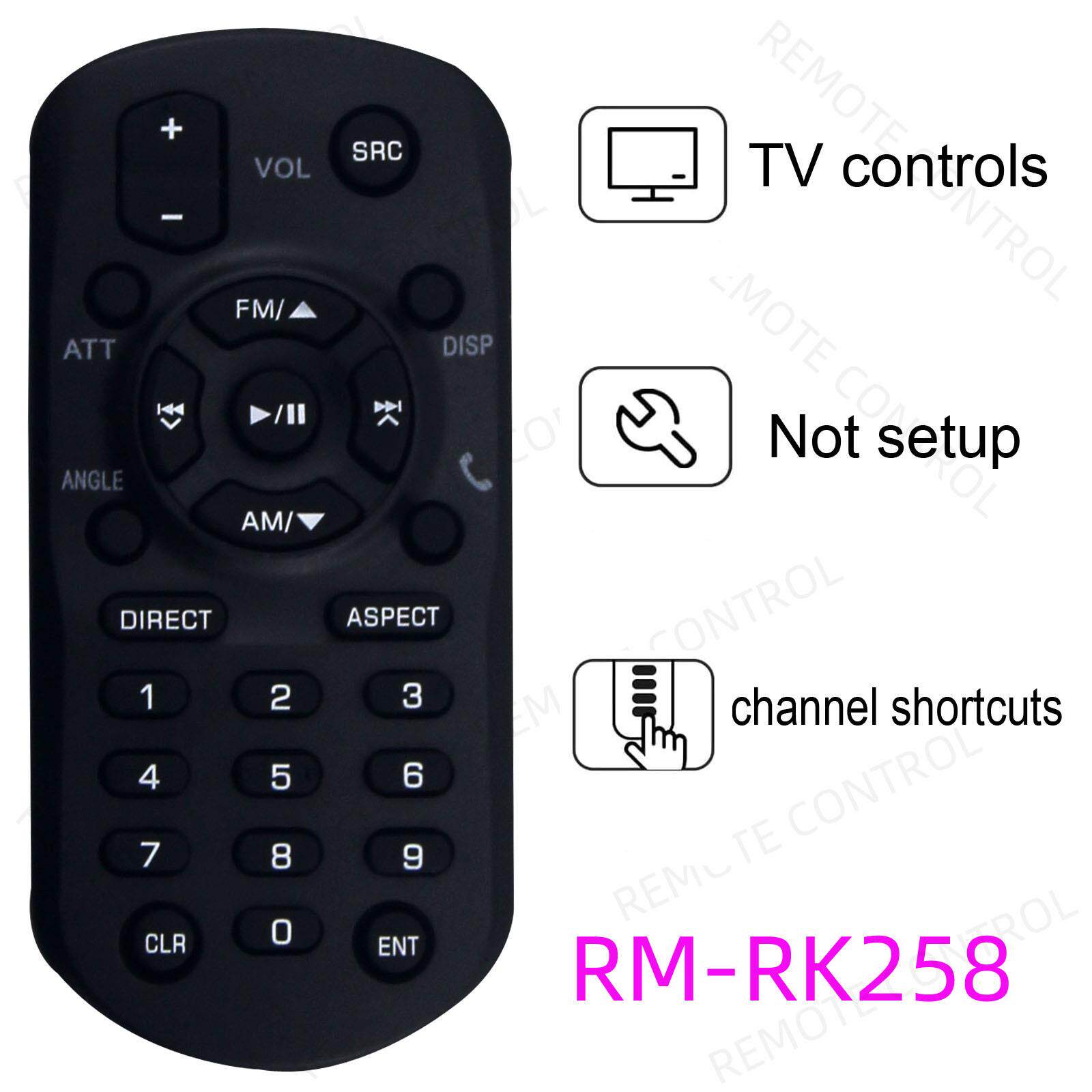 适用于JVC汽车音响音箱播放器遥控器 RM-RK258 KW-V21BT KW-V11