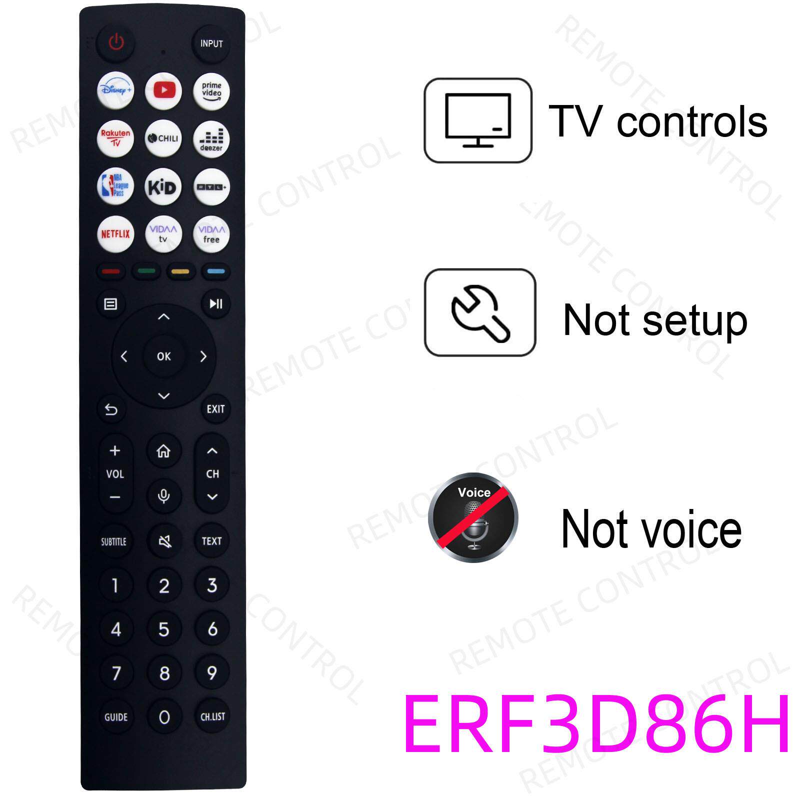 适用于海信电视机遥控器 ERF3F86H ERF3A86 ERF3D86H ERF3H86H