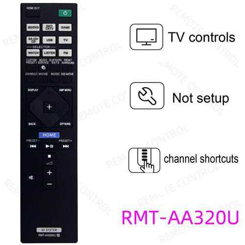 适用于索尼蓝光功放音响回音壁遥控器 RMT-AA320U AA230U AA231U
