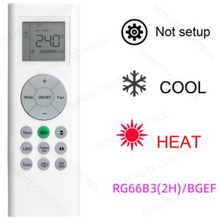 RG66B3 RG66B9 空调遥控器 BGEFU1 RG66A1 BGEF 适用于美