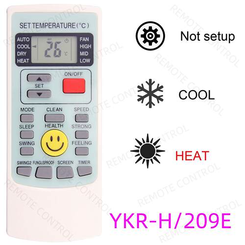适用奥克斯空调遥控器YKR-T/011E  H/102E L/101E H/009E H/209E