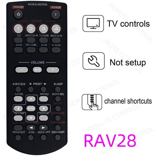 适用于雅马哈功放播放器遥控器 RAV28 RAV41 RAV254