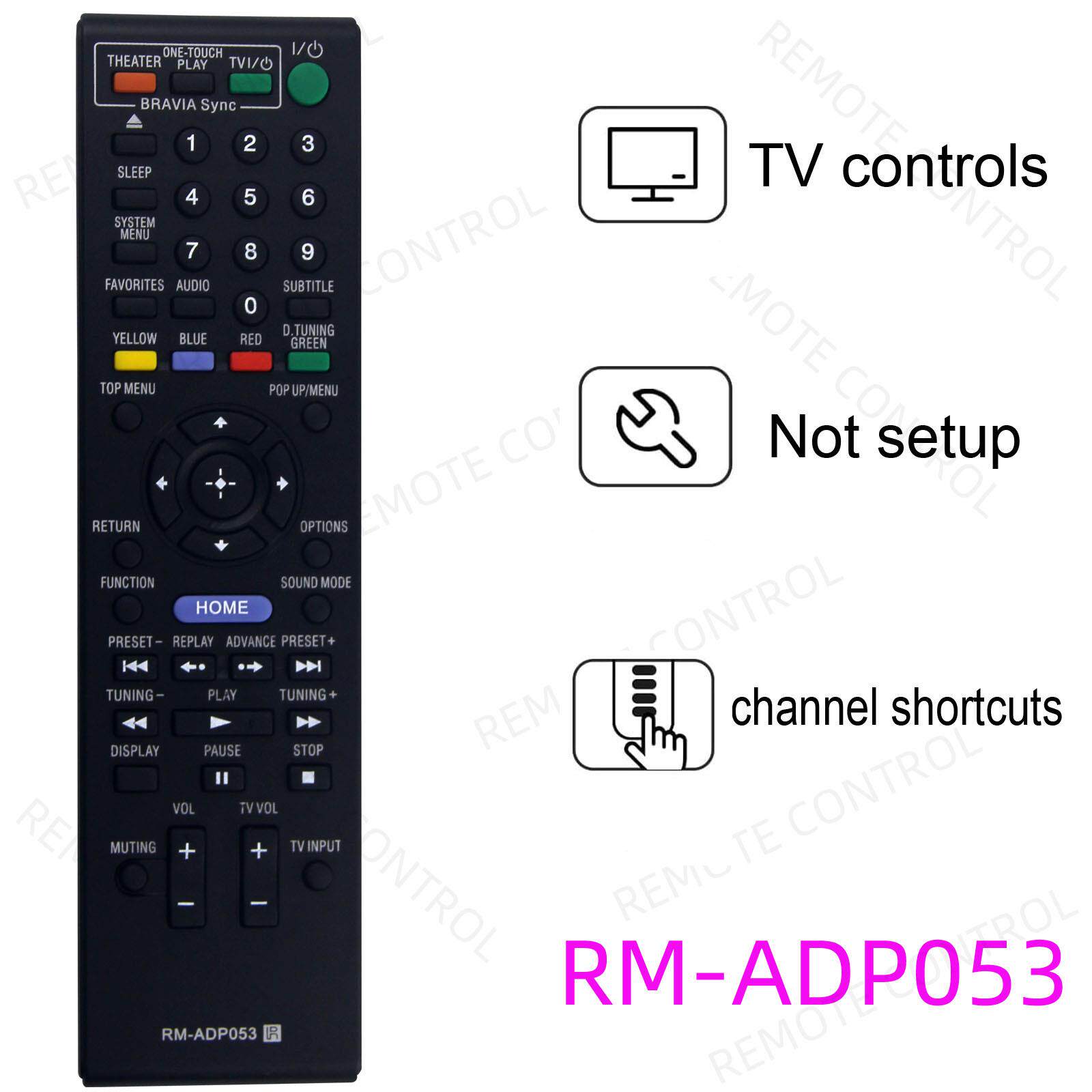 适用于索尼蓝光DVD遥控器RM-ADP111 057 090 073 58 53 70 74 089
