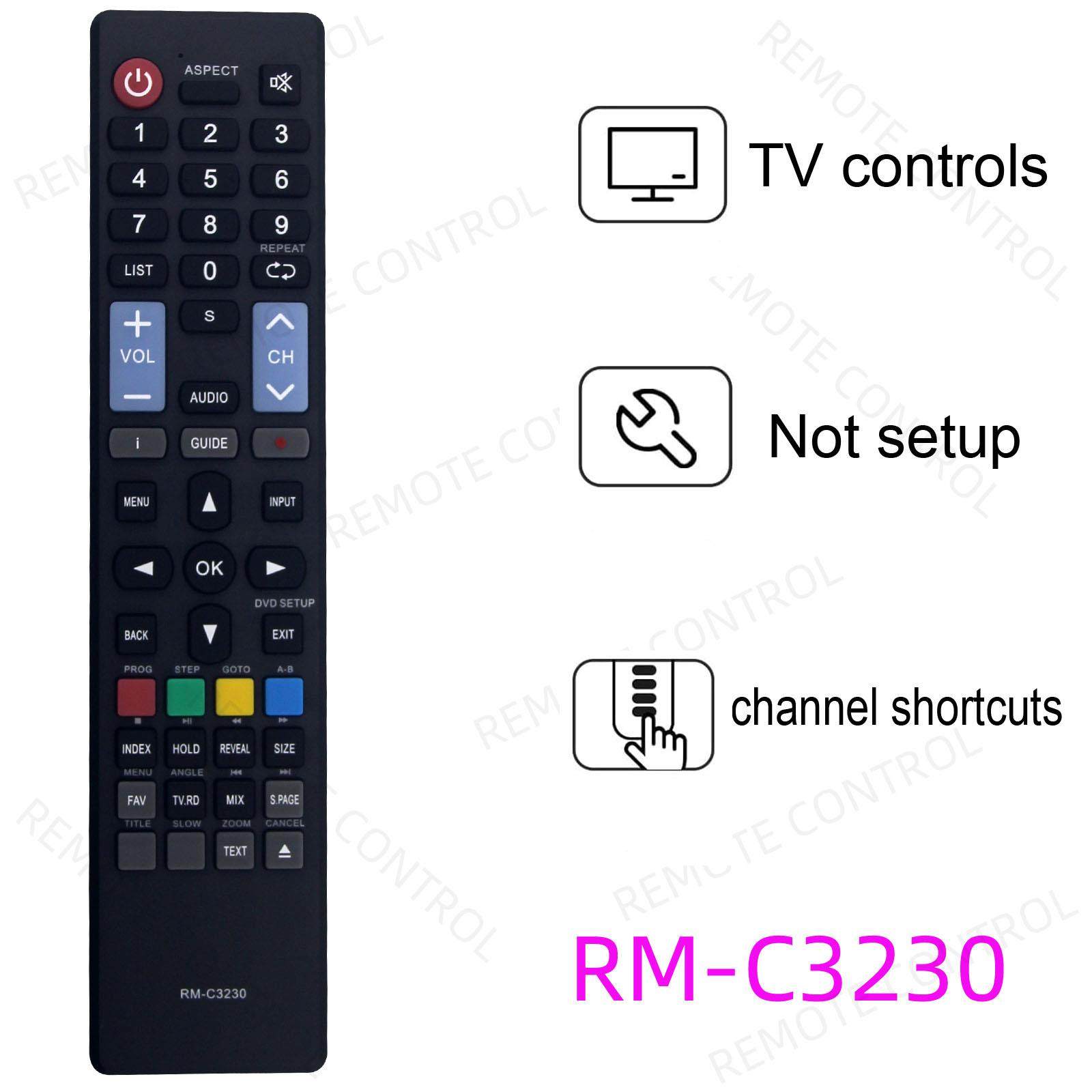 适用于JVC电视机遥控器 RM-C3230  HKC 50F1 LT39C640 32C3