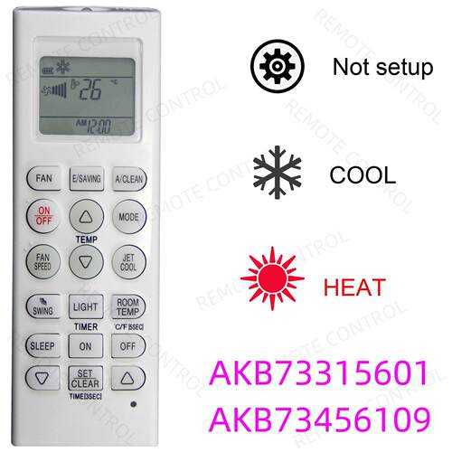 适用于LG空调遥控器 AKB73315601 AKB73975615 AKB74955604