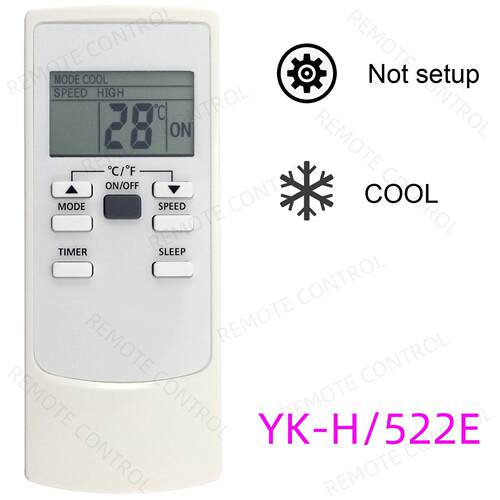 适用于Honeywell 霍尼韦尔空调遥控器YKR YK-H/522E H-522E HL