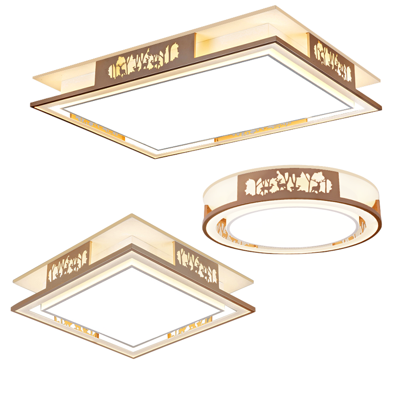 led长方形古典风吸顶灯
