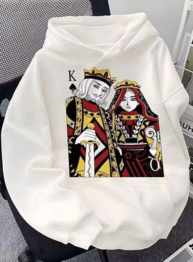 ZELIA 卫衣男连帽春秋季ins港风宽松潮牌字母印花百搭外套2026年