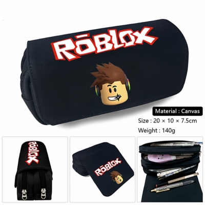 Roblox笔袋双层大容量罗布乐思文具袋铅笔袋小学生耐脏文具盒游戏