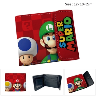 游戏马里奥钱包中小学生零钱包儿童动漫卡通马力欧钱夹子路易吉