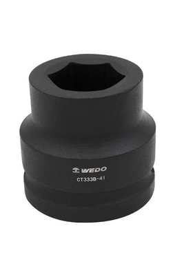 WEDO维度特种钢1寸方套筒头40CR铬钢黑色套筒大型套筒