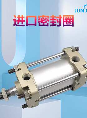 源头工厂CA2/CA1方形气缸CDA2B铝合金标准拉杆气缸CDA1双作用气缸
