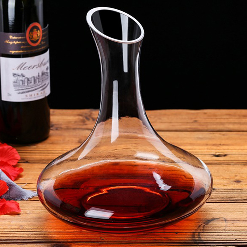 轻奢手工红酒醒酒器家用带把玻璃分酒器酒具大容量斜口醒酒器U型|ruв категории посуда, до дна/бокал/вино, Декантер - от Buy2taobao.com для оказания профессиональной услуги покупки агента Taobao