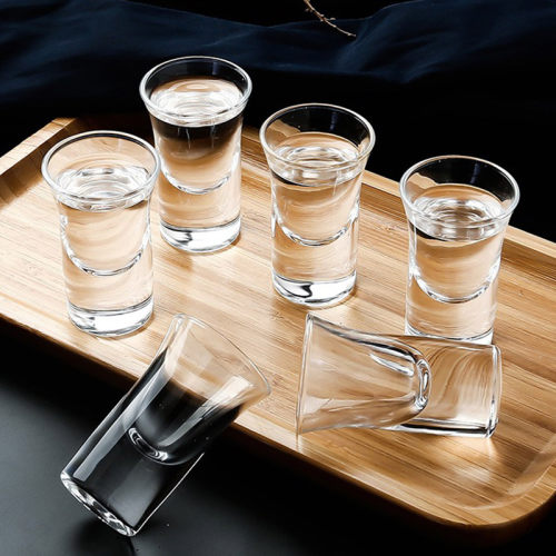 酒吧厚底子弹杯白酒杯套装