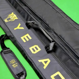 野豹新款外包台球杆盒外包保护套一体通杆杆包双槽耐磨三槽袋杆包