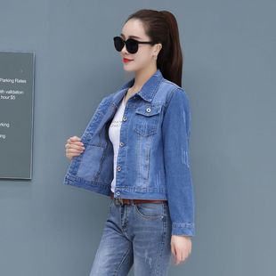 洋气减龄牛仔外套女春秋2026新款时尚休闲女士短款夹克早春装上衣