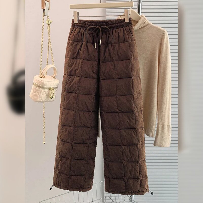 外穿欧货洋气夹棉保暖灯笼阔腿裤