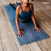 包邮 麂皮绒 艺术系列 吸汗防滑轻便超薄正品 天然橡胶复合瑜伽垫