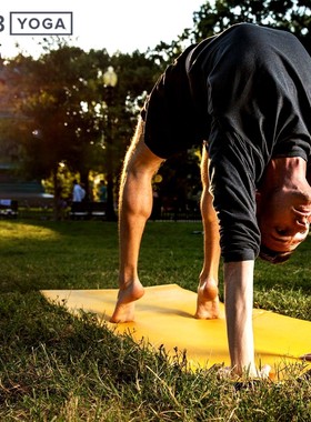 Bmat防滑瑜伽垫|加拿大进口正品天然橡胶2mm便携旅行版双面防滑