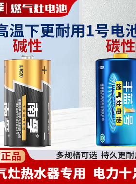 南孚1号2节电池D型碱性一号丰蓝燃气灶大号LR20热水器煤气灶电池液化气燃气炉天然气灶燃气手电筒干电池