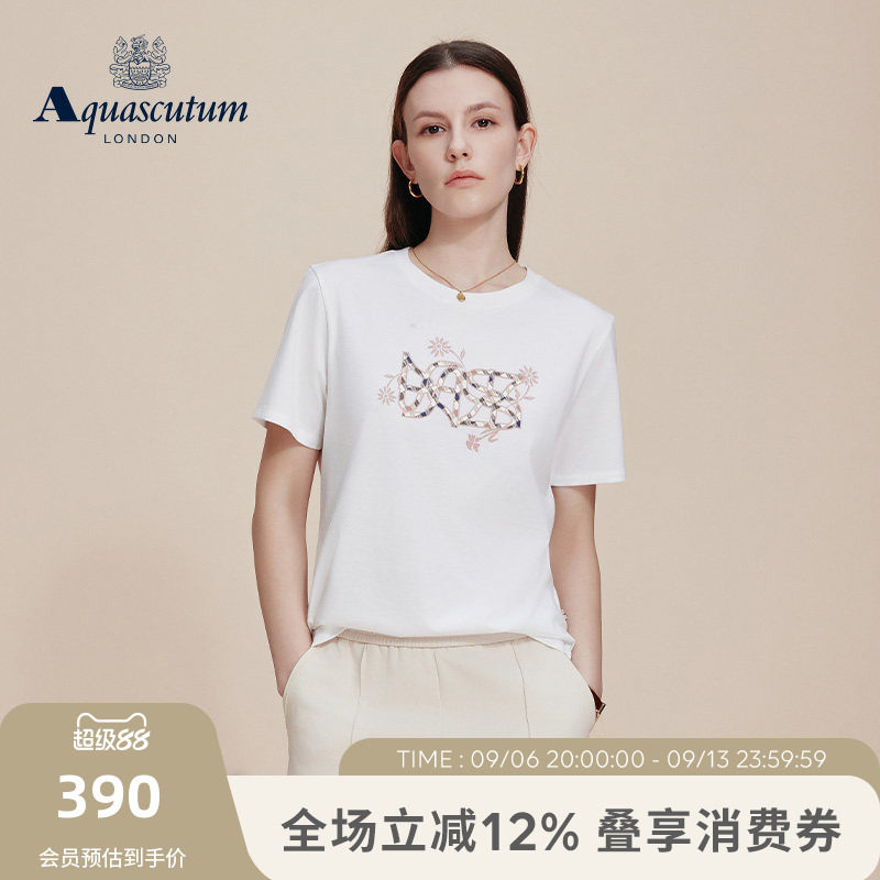 【100%棉】简约时尚圆领短袖T恤图片