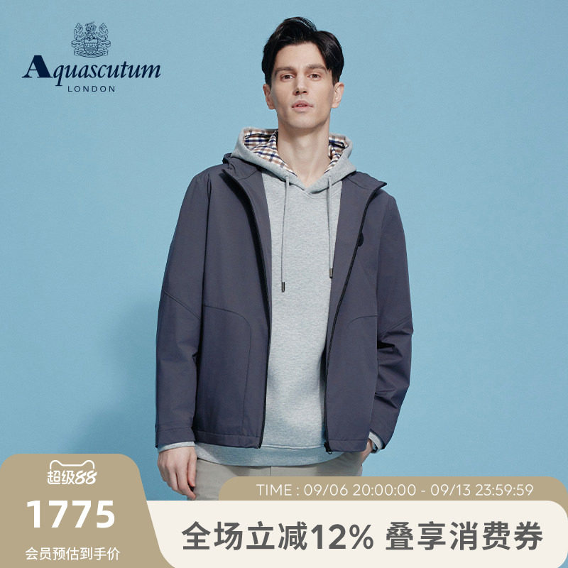 【雅格狮丹】男款运动开衫夹克										