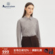 Aquascutum 气质 格纹衬衫 雅格狮丹秋冬新品 女士商务休闲通勤长袖