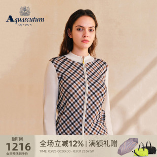 女士英伦风格 时尚 纹外套Q5067EL111 雅格狮丹秋冬新品 Aquascutum