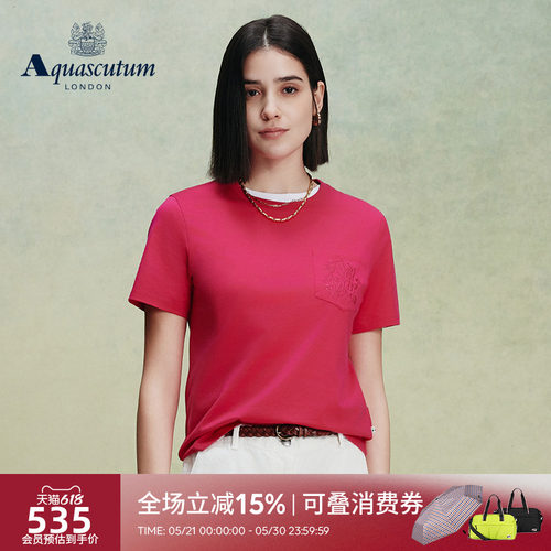 【100%棉】女纯棉圆领短袖T恤