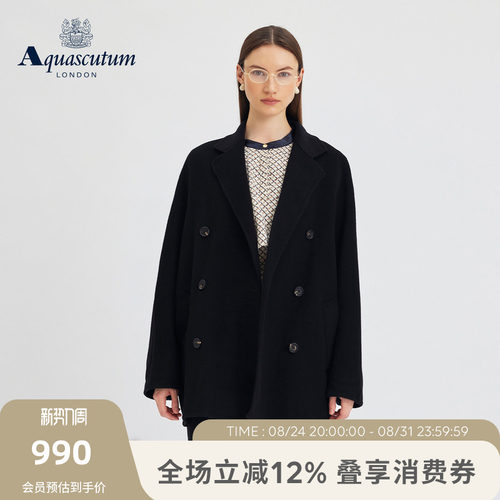 【100%羊毛】女中长款毛呢外套