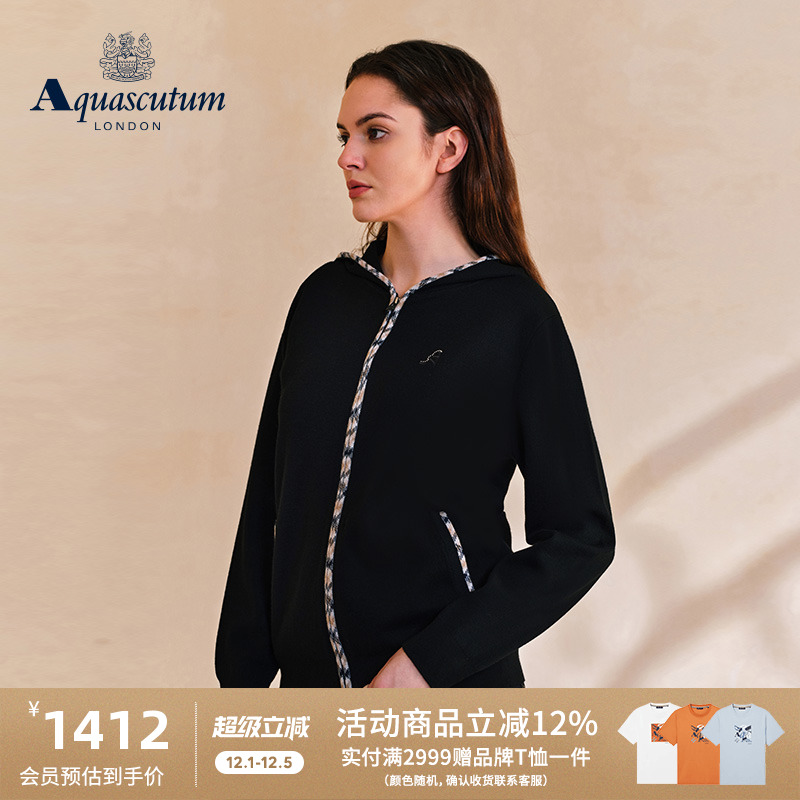 【100%绵羊毛】女士休闲针织外套