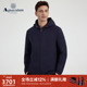 男时尚 Aquascutum 雅格狮丹秋冬新品 休闲双面穿连帽棉服外套通勤