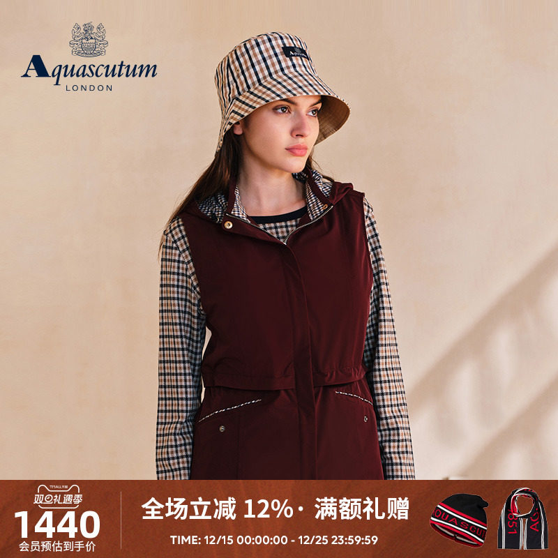 【可拆卸帽】秋冬新品女修身马甲