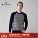 针织衫 Aquascutum Q5067EM031 男士 格纹长袖 雅格狮丹秋冬新品 时尚