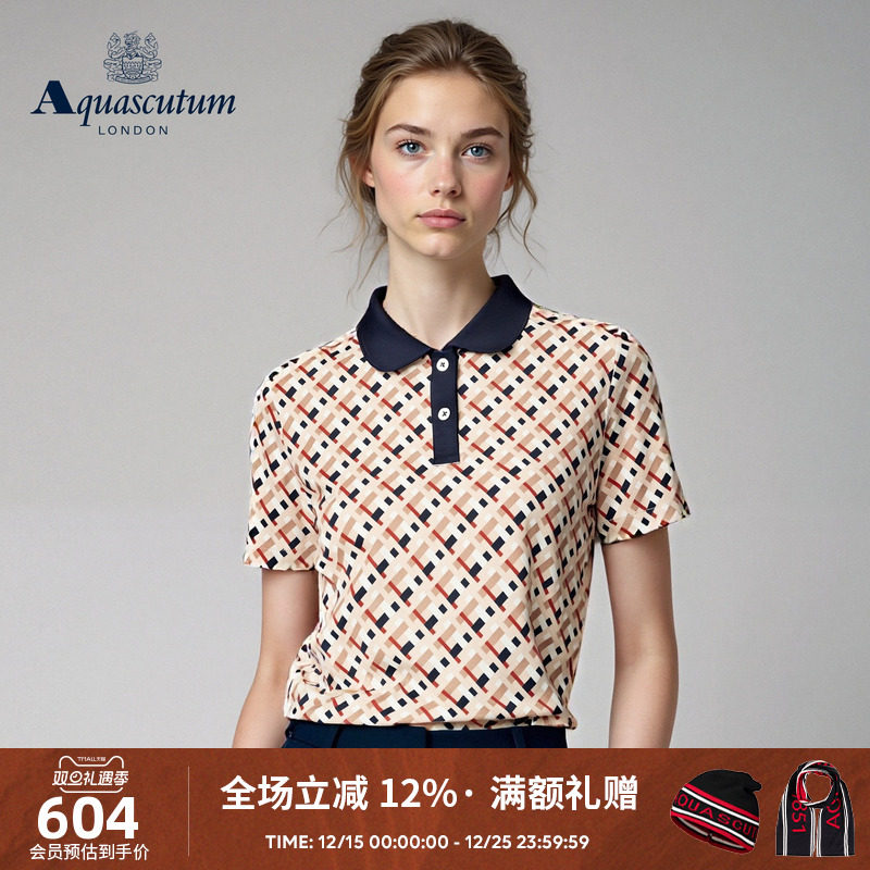 【100%棉】雅格狮丹短袖POLO衫