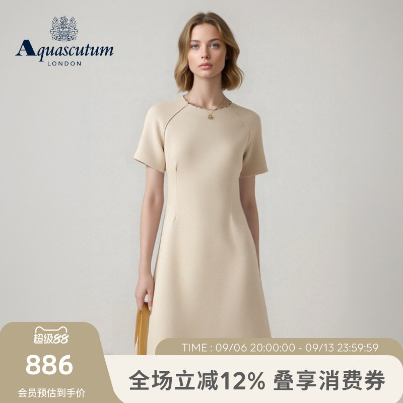 【雅格狮丹】女士短袖连衣裙图片