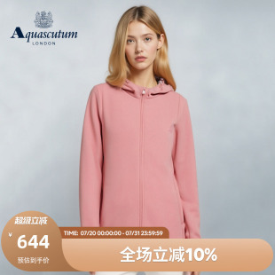 Aquascutum 卫衣外套Q5068EL3A1 雅格狮丹2025春夏新品 女连帽开衫