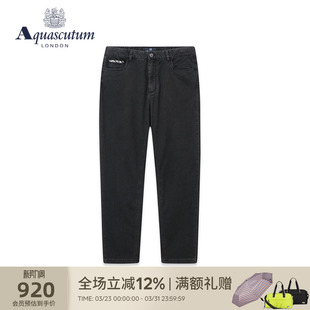 牛仔裤 Aquascutum 男式 直筒休闲长裤 Q4972EM021 雅格狮丹春夏新款
