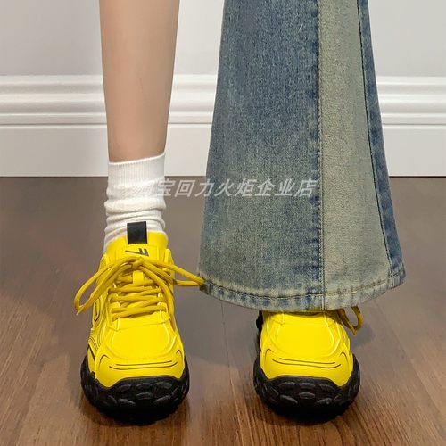 回力2025冬季新款厚底老爹鞋